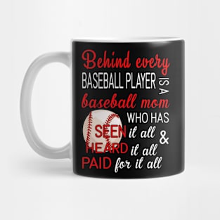 Baseball Mom Softball Player Mug